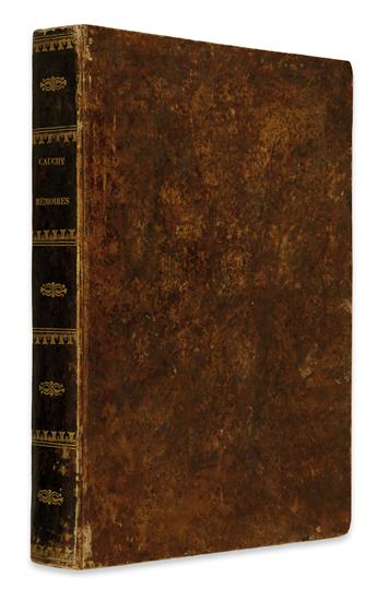 SCIENCE  CAUCHY, AUGUSTIN-LOUIS.  Bound volume containing 8 papers.  1815-39